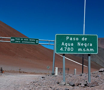 Agua Negra pass is closed for much of year