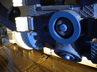 Wear gauges on the cutterhead