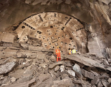 World's largest hard rock TBM pulls through