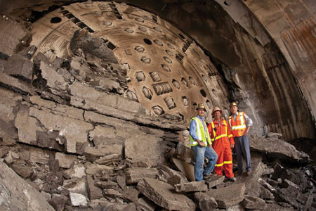 Robbins 14.4m TBM ends its 10km drive
