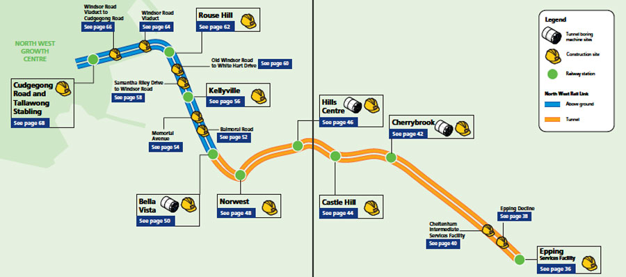 north west rail link map Four Tbms For Sydney S 8 5 Billion Rail Link north west rail link map north west rail link map Four Tbms For Sydney S 8 5 Billion Rail Link north west rail link map